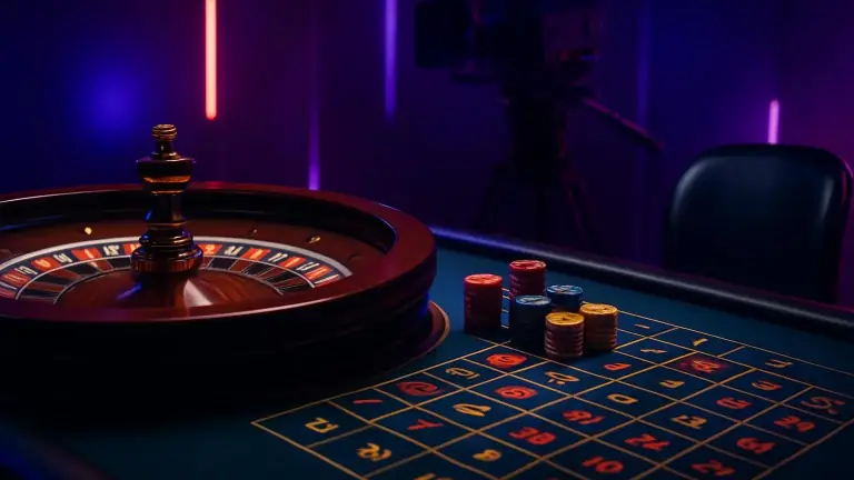 Live dealer at a roulette table in the BBC99 live casino